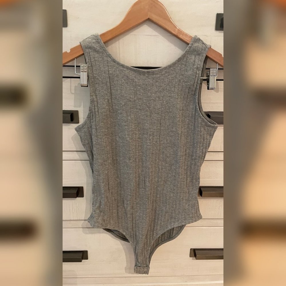 New Look Ribbed Scoop Back Body